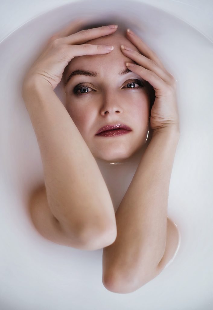 mléčná koupel