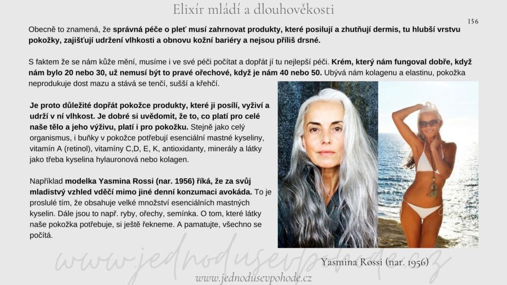 Elixír mládí a dlouhověkosti
