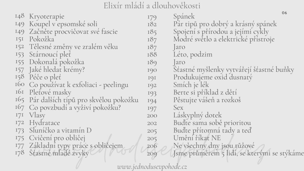 Elixír mládí a dlouhověkosti